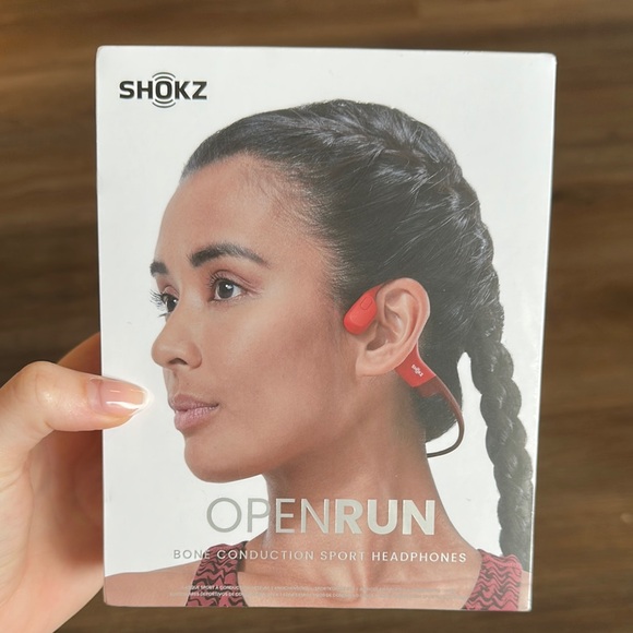 Red Earbud Headphones for Sports